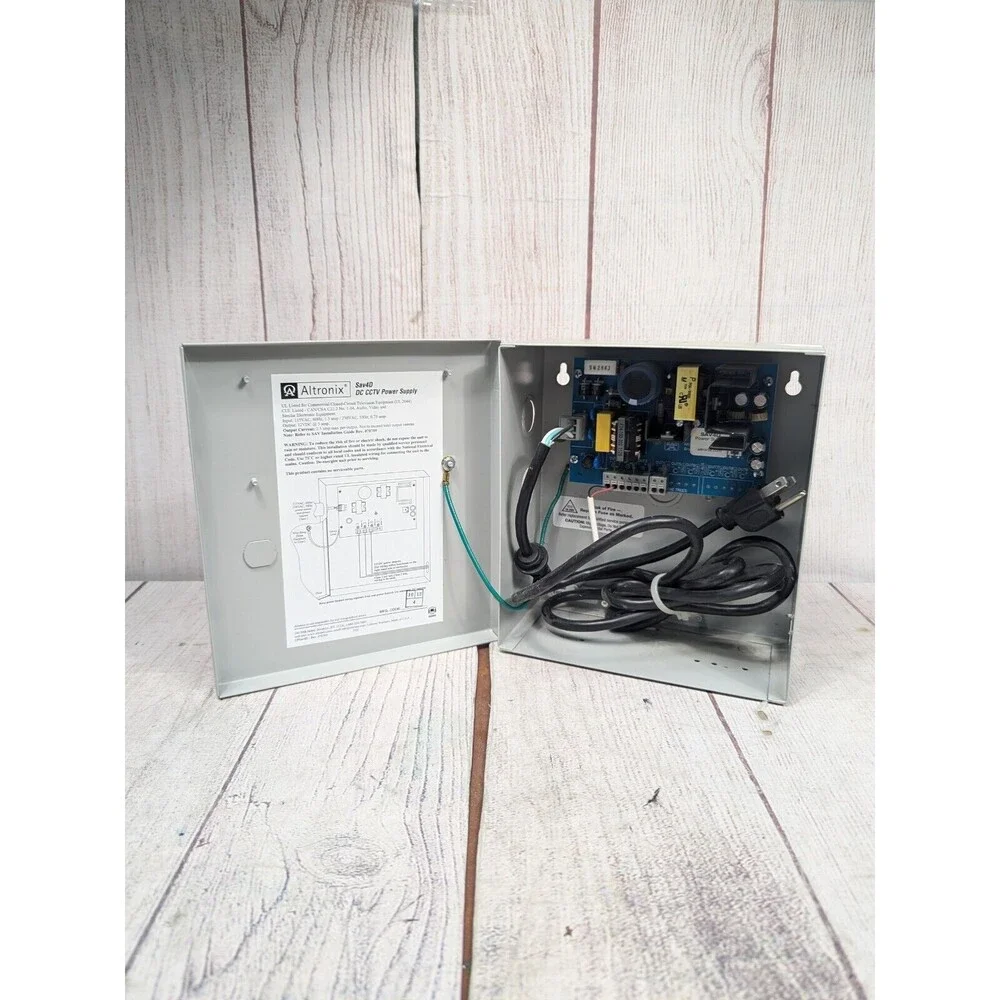 ALTRONIX SAV4D 12VDC @ 5A PTC Outputs 4 Output CCTV Power Supply - USED TESTED